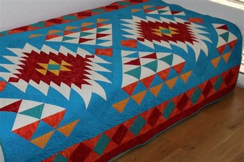 Southwest Quilt Pattern Navajo Inspired Indian Native Etsy Amish