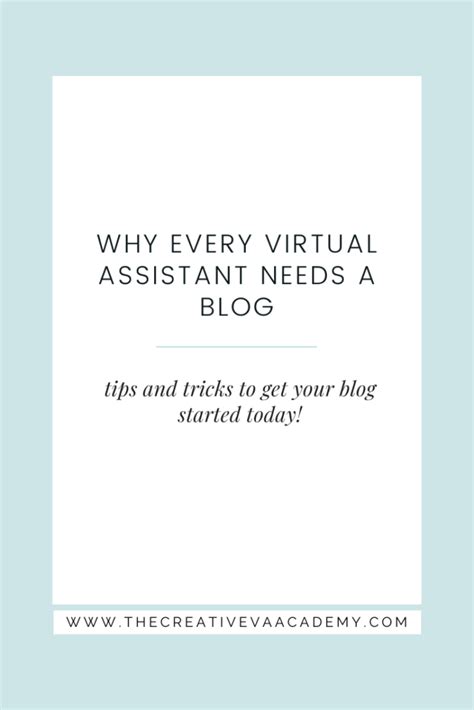 Why Every Virtual Assistant Needs A Blog