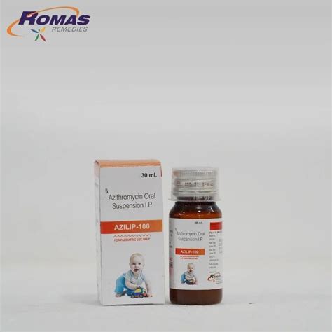 Azithromycin Oral Suspension Syrup 100mg5ml At Rs 72bottle In Chandigarh