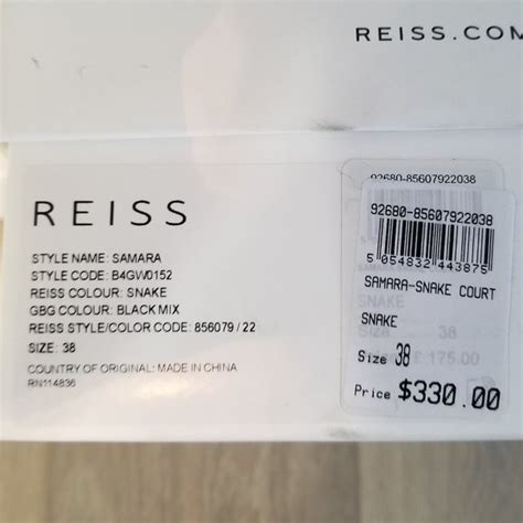 Reiss Shoes Newreiss Samara Leather Snake Size Eu Us Poshmark