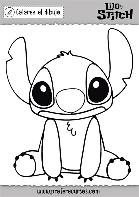 Dibujos De Lilo Y Stitch Para Colorear Profe Recursos