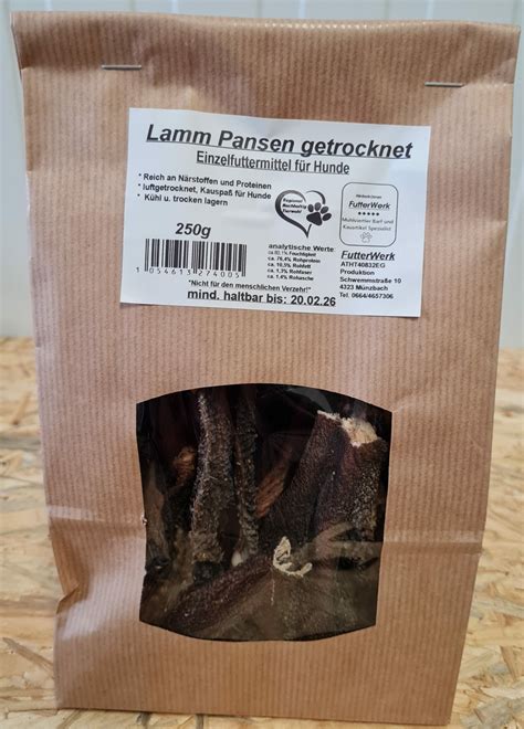 Lamm Pansen Getrocknet Futterwerk