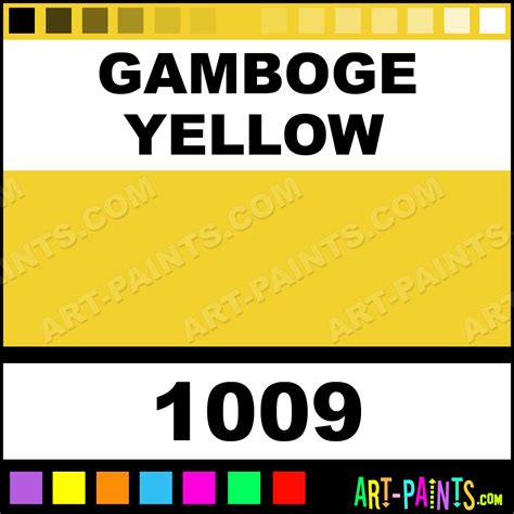 gamboge yellow professional  set watercolor paints  gamboge