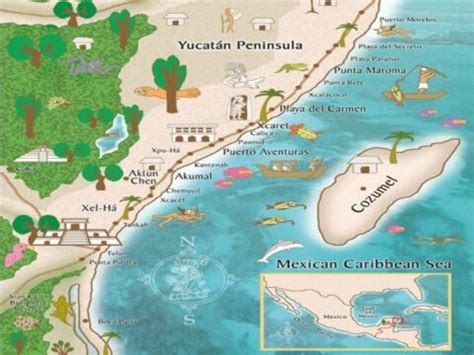 ¿Dónde Queda? Playa del Carmen Mapa: 8 Guías, Mapas Turísticos ...