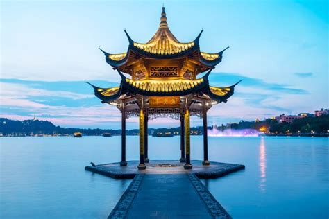 Premium Photo | Night scenery of ancient architectural landscape in ...