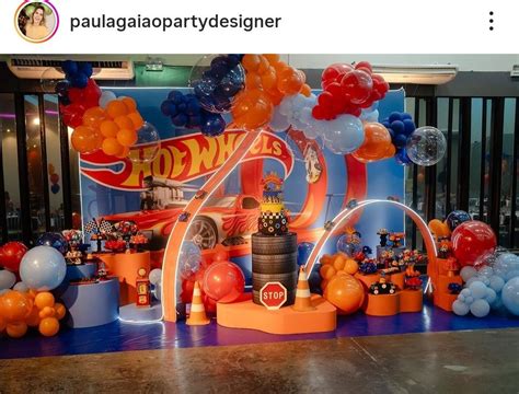 Pin On Festa Hotwheels In Hot Wheels Birthday Hotwheels Birthday Party Hot Wheels Party