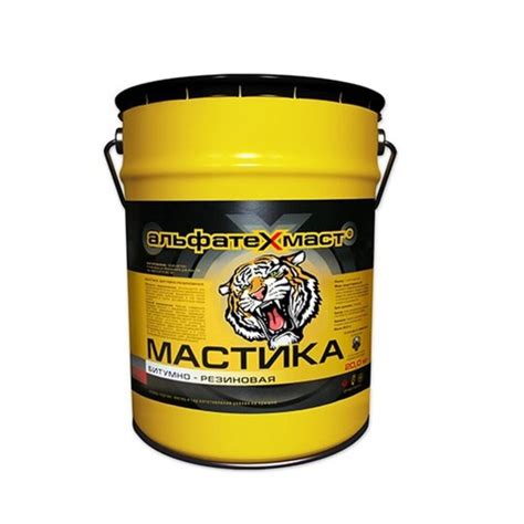 Мастика резинобитумная Альфатехмаст 5 л — купить в Петровиче в Москве ...