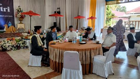 Sekda Oki Dan Pj Bupati Open House Idul Fitri H Di Rumah Dinas