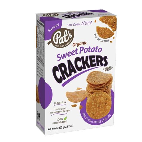 Organic Sweet Potato Crackers | Buy Grocery Online | Little Valley