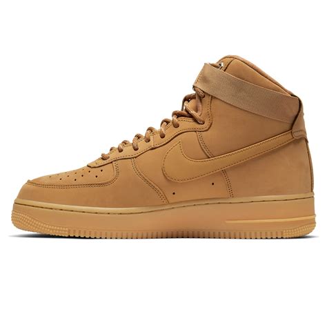 Nike Air Force High Wb Flax Wheat Gum Light Brown Black