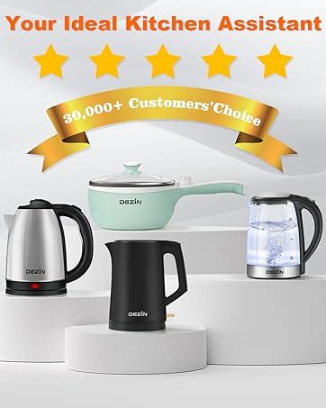 Amazon Dezin Hot Pot Electric L Rapid Noodles Cooker Non Stick Electric Pot Perfect