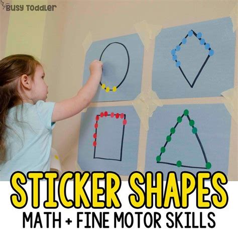 Easy Dot Sticker Activities Busy Toddler Shape Activities Preschool