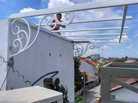 harga kanopi minimalis murah bandung bengkel las bandung