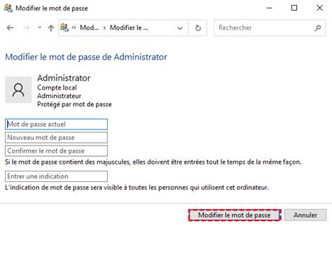 [Corrigé] Le mot de passe administrateur perdu Windows 10