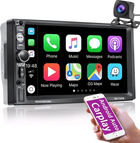 Amazon Nhopeew Double Din Car Stereo Support Apple Carplay Inch