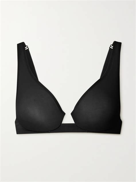 Skims Naked Plunge Bra In Black Modesens