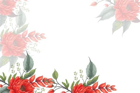 Premium Vector Lovely Spring Watercolor Floral