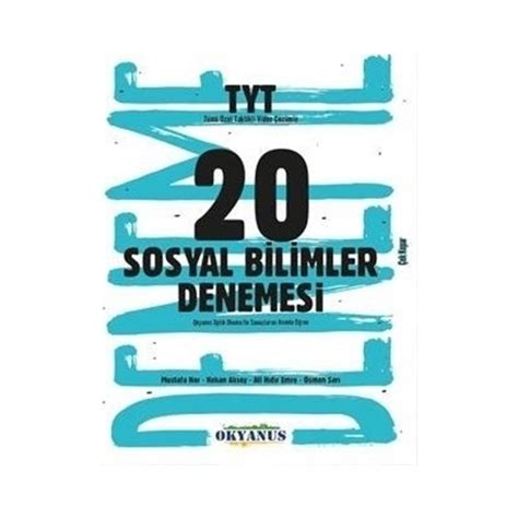 Okyanus Yayınları TYT 20 Sosyal Bilimler Denemeleri Kitabı