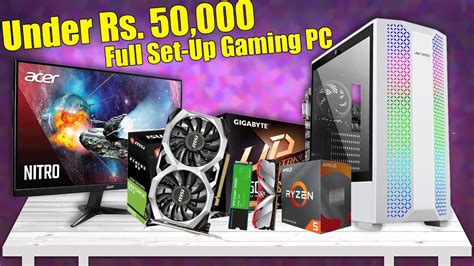 Under Rs Full Set Up Gaming Pc Build With Monitor Under K