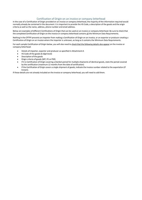 30 Printable Certificate Of Origin Templates 100 Free Templatelab