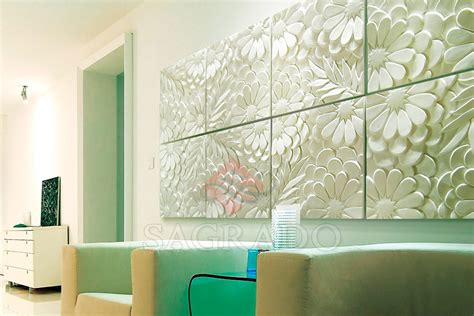 Гипсовые 3д панели Цветы От производителя в Киеве