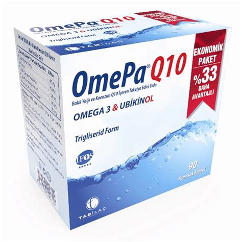 OmePA Q10 omega 3 kapsul — Pamukkale HTA