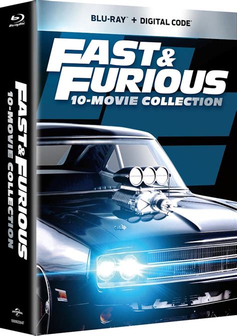 Buy Fast And Furious 10 Movie Collection Box Set Blu Ray Gruv