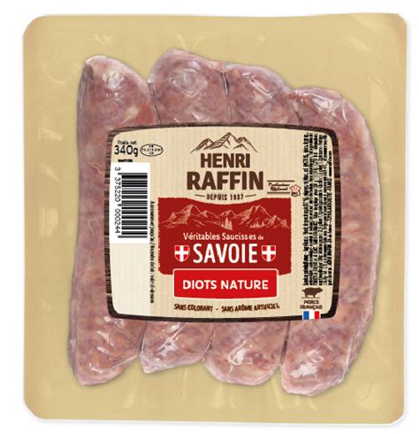 Diot De Savoie Henri Raffin Saucisse Traditionnelle Savoyarde