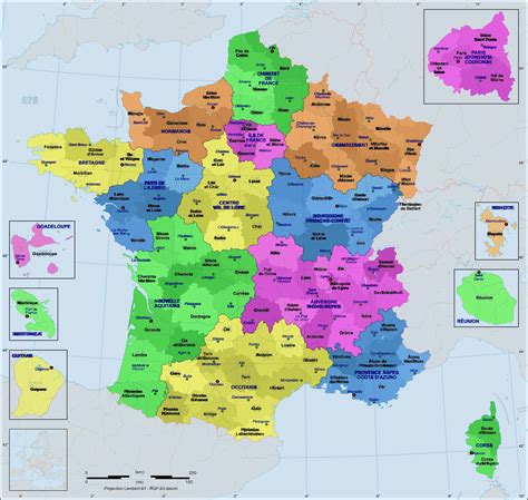 Carte France D Partements Voyage Carte Plan