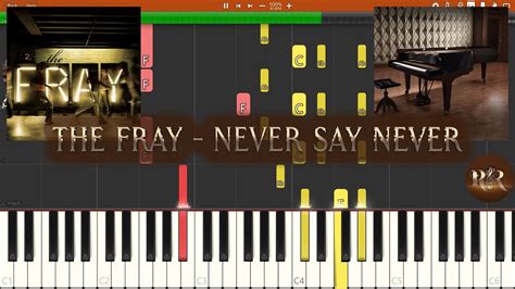 The Fray Never Say Never Piano Accompaniment Tutorial Synthesia