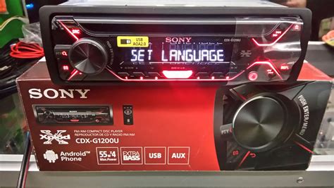 Sony Xplod Autoestereo Cdx G U Extra Bass Usb Aux Android