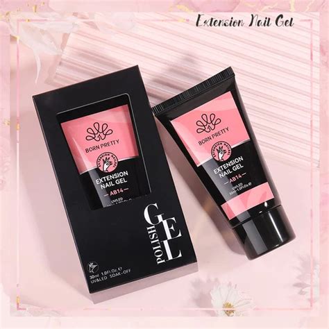 Born Pretty Jelly Nude Nail Extension Poly Gel AB Ml Nail