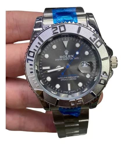 Relógio Rolex Masculino Rolex Yacht Master Prata Cinza