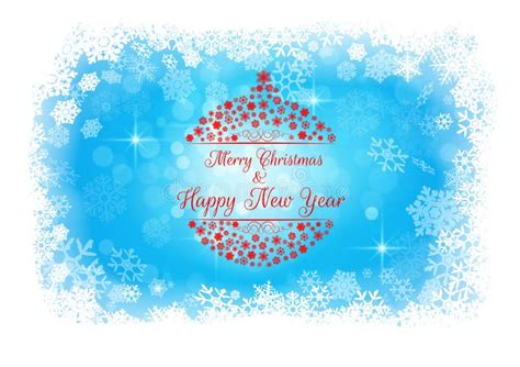 Abstract Merry Christmas and Happy New Year Background Banner Stock