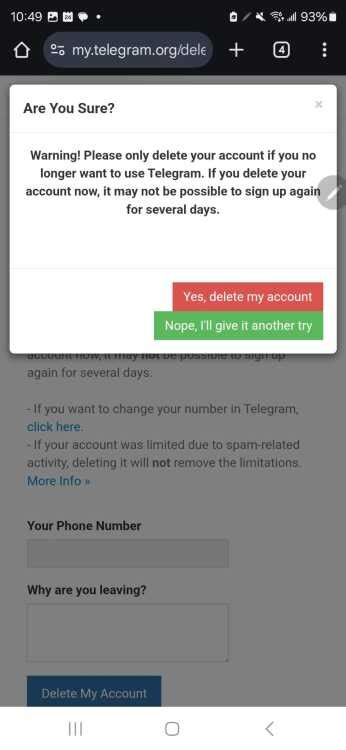 Warning: No Limit Telegram Twitter Could Be Deleting Your Account - znejpat