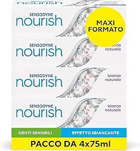 Sensodyne Dentifricio Nourish Whitening Sbiancante Per Denti