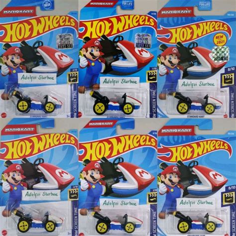 HOT WHEELS Hotwheels 風火輪標準卡丁車硬件屏幕時間工廠密封 akta mariokart mario 蝦皮購物