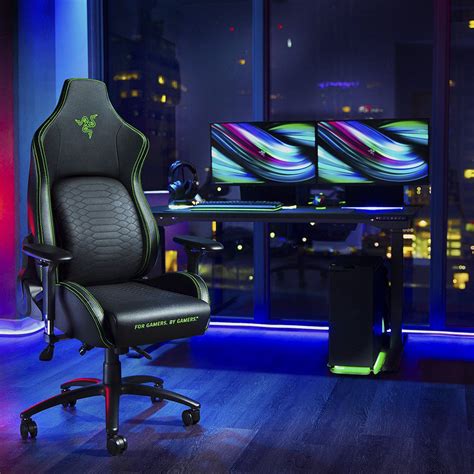 Razer Iskur XL Black/Green - огромный выбор кресел! Киберспортивный ...