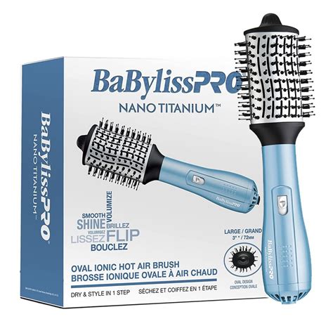 Escova Secadora Babyliss Pro Hot Air Nano Titanium Mmbabyliss Pro Na Mira Off Para