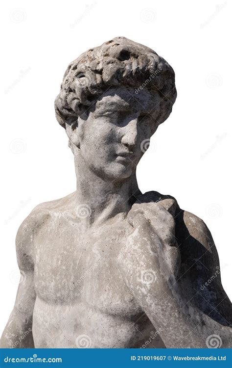 Sculpture Of A Naked Woman In The Cypress Alley Florence Royalty Free Stock Photo