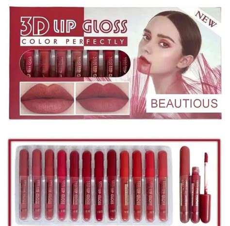 Beautious Pack Of Lipgloss Matte Nude Redish Shades Lipglosses Lipsticks Daraz Pk