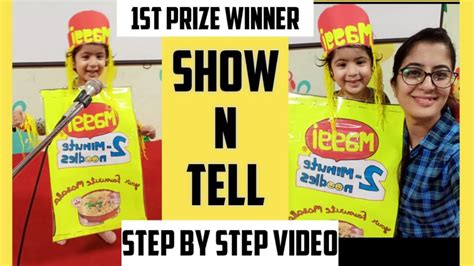 Show N Tell Competition Prop Making Steps With Rhyme Maggi Youtube