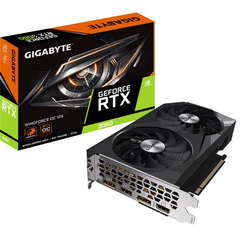 Видео карта Gigabyte GeForce RTX 3060 WINDFORCE OC 12GB GDDR6