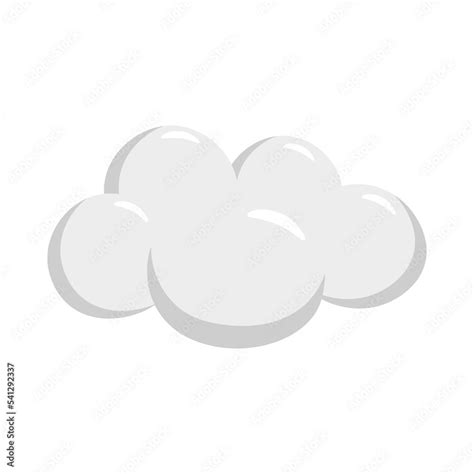 Cloud Sign Emoji Icon Illustration. Weather Vector Symbol Emoticon ...