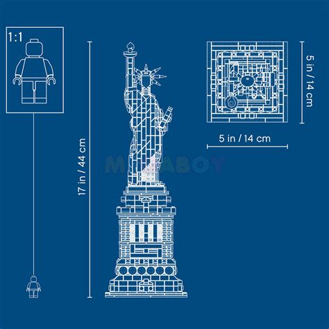 ЛЕГО 21042 купить, LEGO® Architecture 21042 - “Статуя Свободы” купить