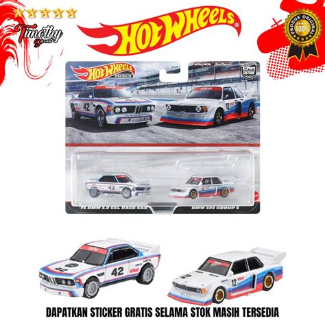 Jual Hot Wheels Premium Two Pack Bmw Group Vs Bmw Csl Race Shopee Indonesia