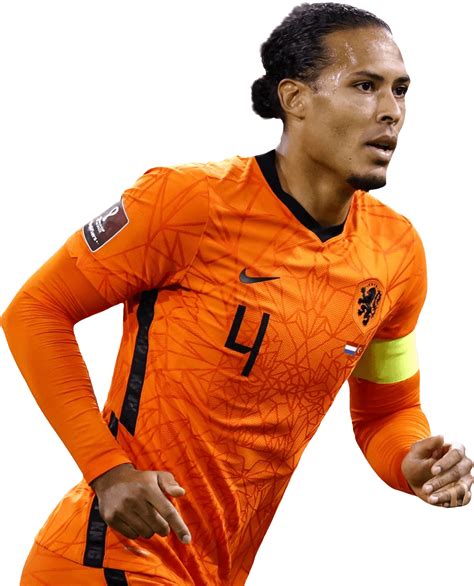 Virgil Van Dijk Holland Football Render Footyrenders