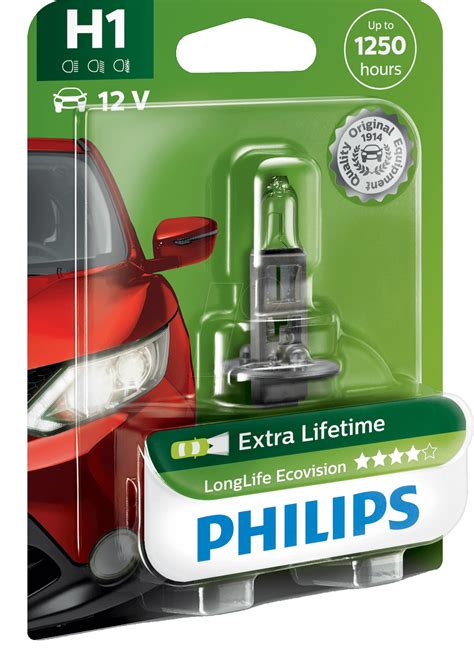 PHI H1 ECO: H1 headlight bulb Philips Longlife Eco Vision at reichelt ...
