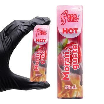 Gel Hot Comestível Sabor Moranguete Saboroso 15ml For Sexy Lubrificante Íntimo Sexual