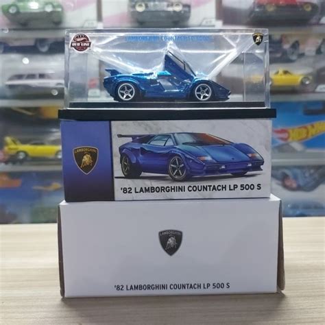Jual HOT WHEELS 82 LAMBORGHINI COUNTACH LP500 S BLUE RLC Shopee Indonesia